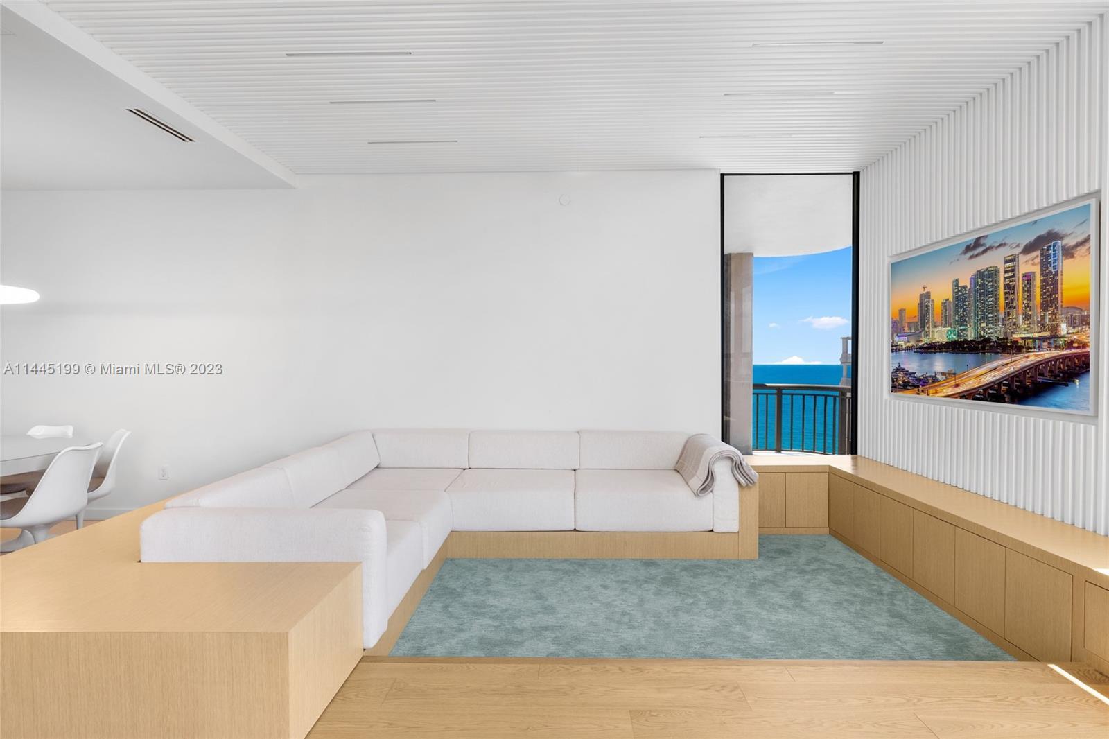 Reside by the beach in this tastefully redesigned three-bedroom unit at one of Bal Harbour’s most pr