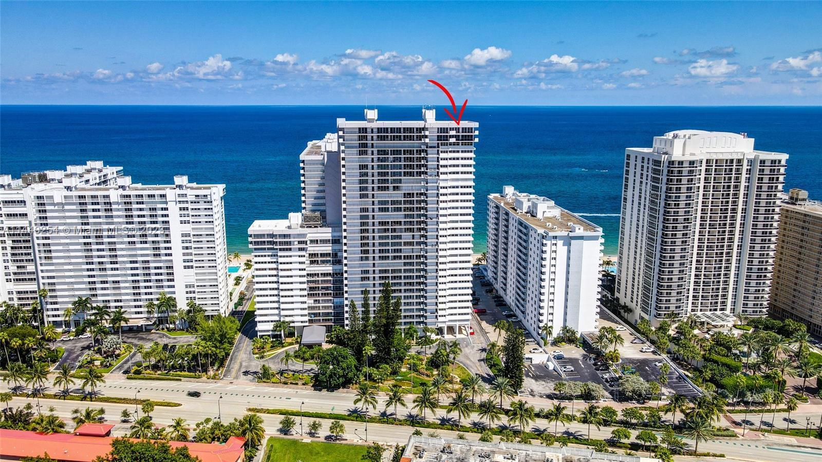 Direct oceanfront condominium on Fort Lauderdale's Galt Ocean Mile. Make this unit your piece of par