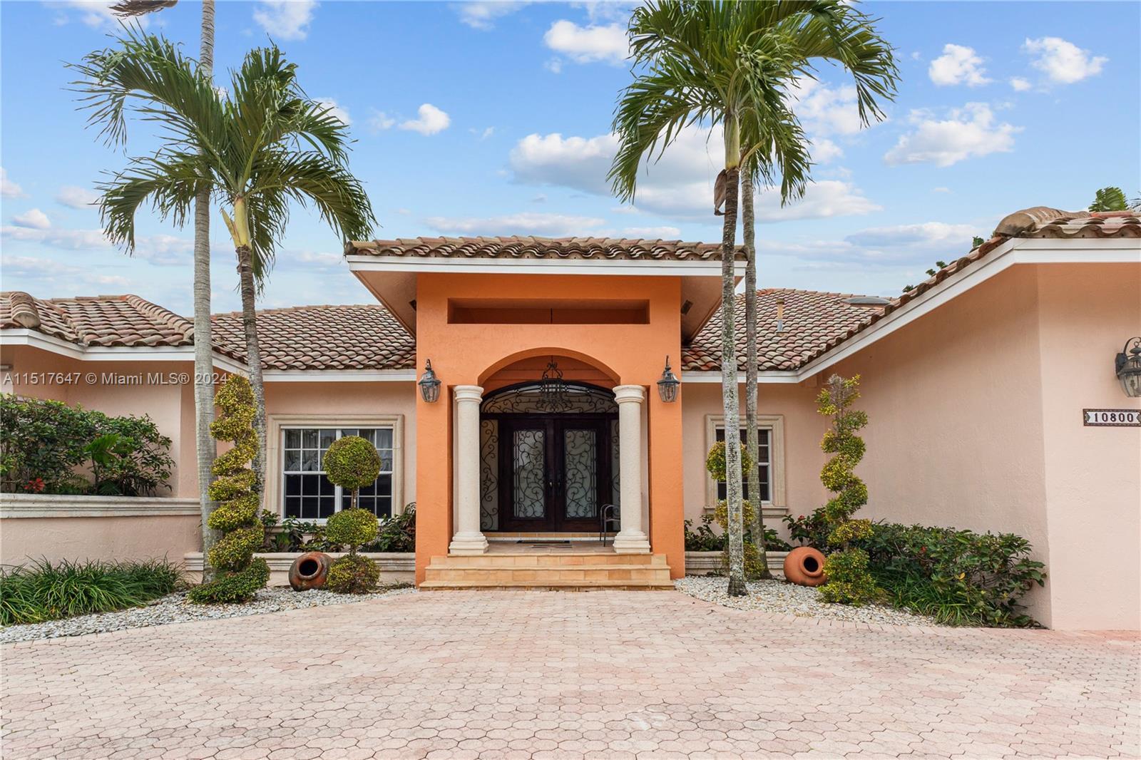 Experience Miami living in this magnificent 5 bed + loft, 4 bath residence. This corner lot home is 