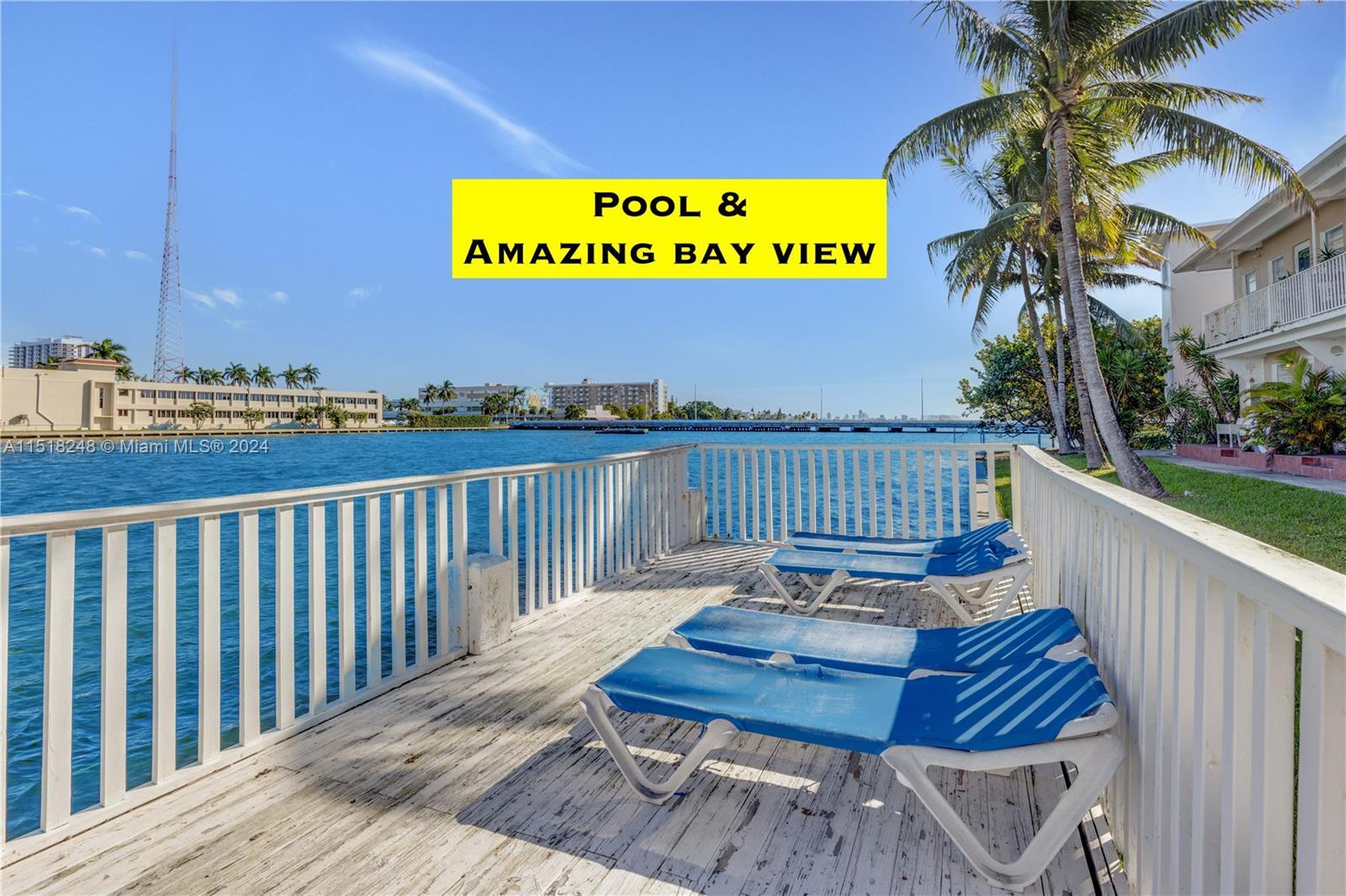 Waterfront Paradise with Pool - 1 Bed, 1 Bath Condo at 7920 East Dr, North Bay Village

Charming 1