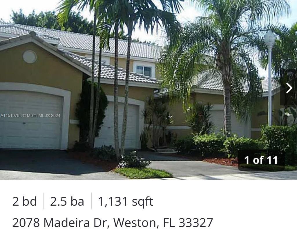Photo of 2078 Madeira Dr in Weston, FL