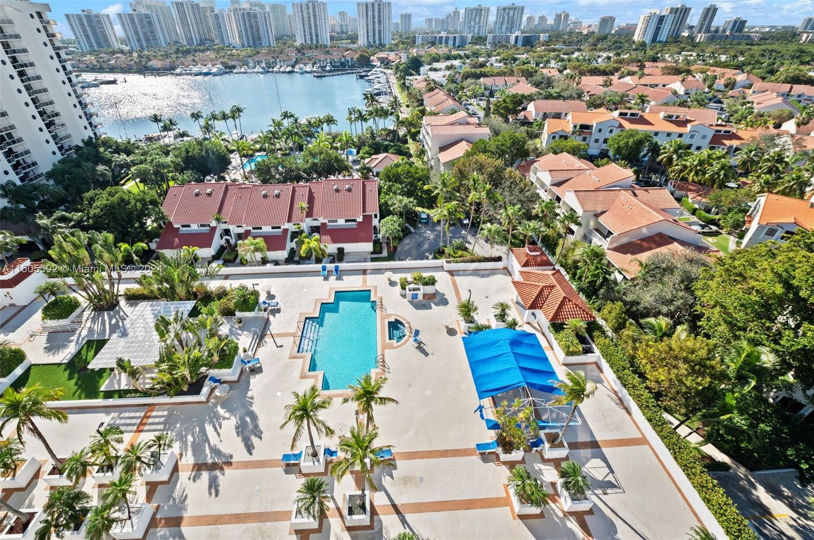 SPECTACULAR VIEW & NEWLY RENOVATED: 2/2 Condo overlooking the Waterways Marina and pools. Split plan