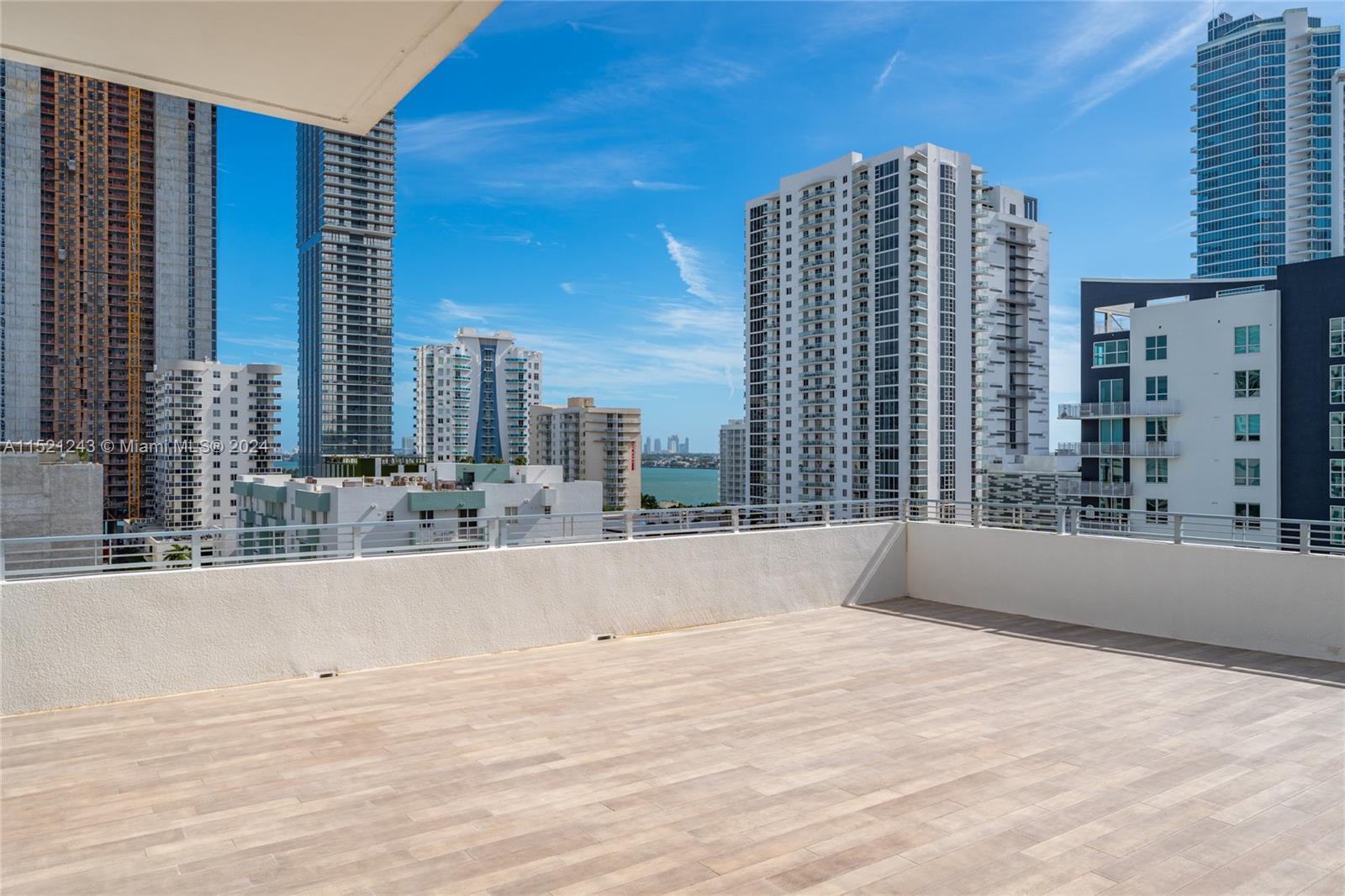 One of a kind 2 bed & 2 bath residence w/ a 980 SF terrace for outdoor entertainment in Miami, FL.  