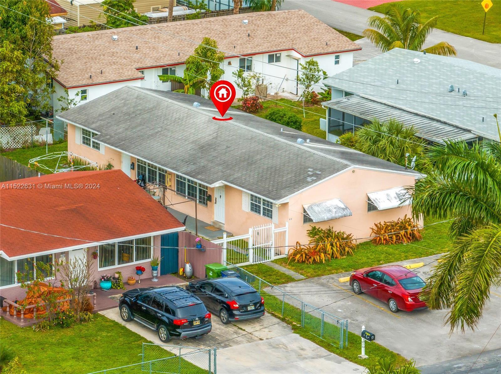 Seller financing available! 810 SW 5th Ave, an enchanting duplex in one of Hallandale Beach's prime 