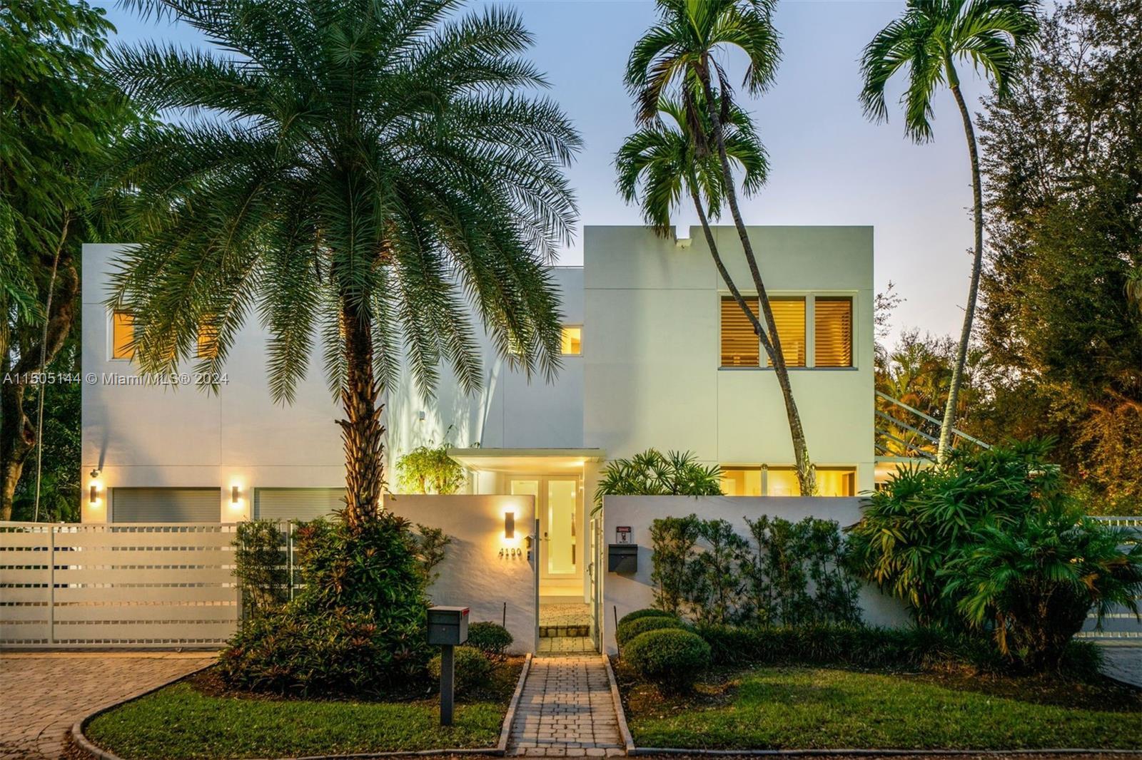 Discover your dream modern home in coveted Coconut Grove! This 3-bed, 3.5-bath, 3,385-square-foot re