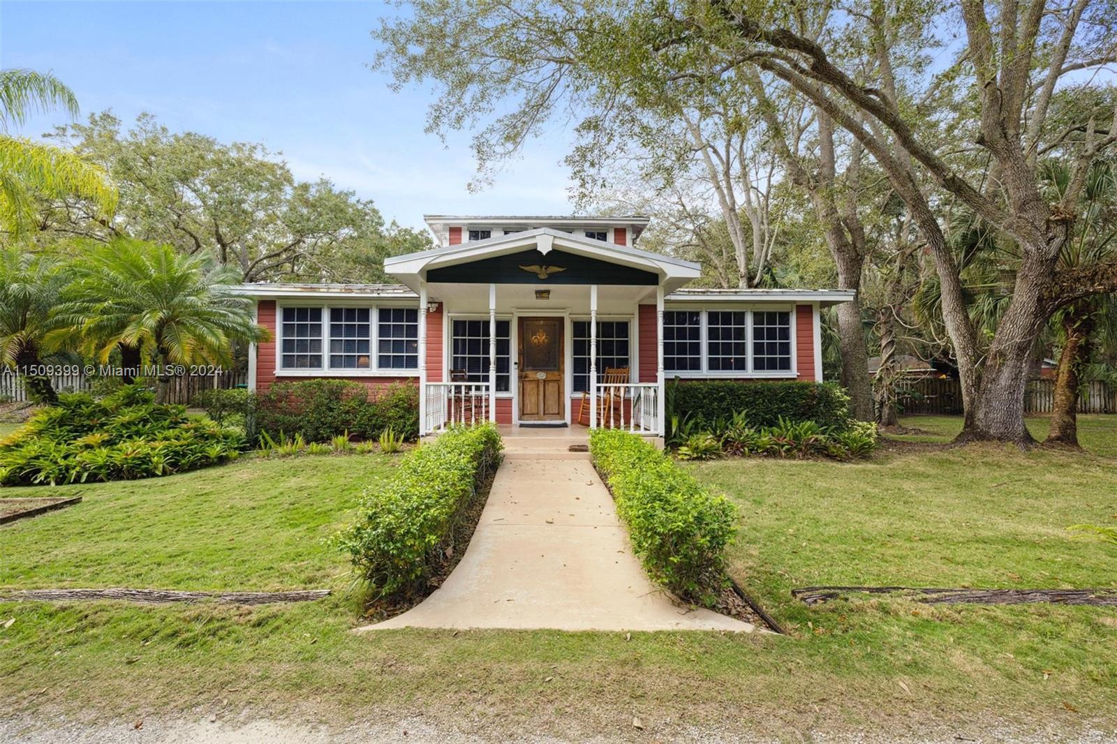 Old Florida Home on 1.95 acres in Palmetto Bay! Crown jewel looking for only its fourth homeowner ev