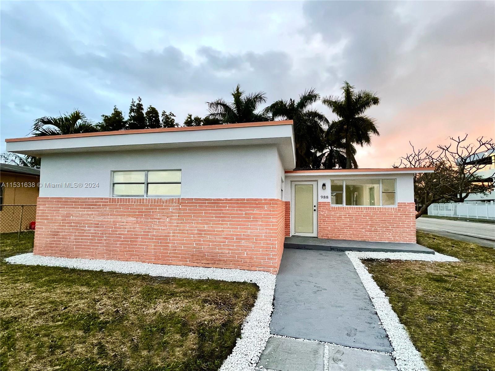 Welcome to your beautiful, remodeled home!    ESPECTACULAR home in the heart of Hallandale. FULLY RE