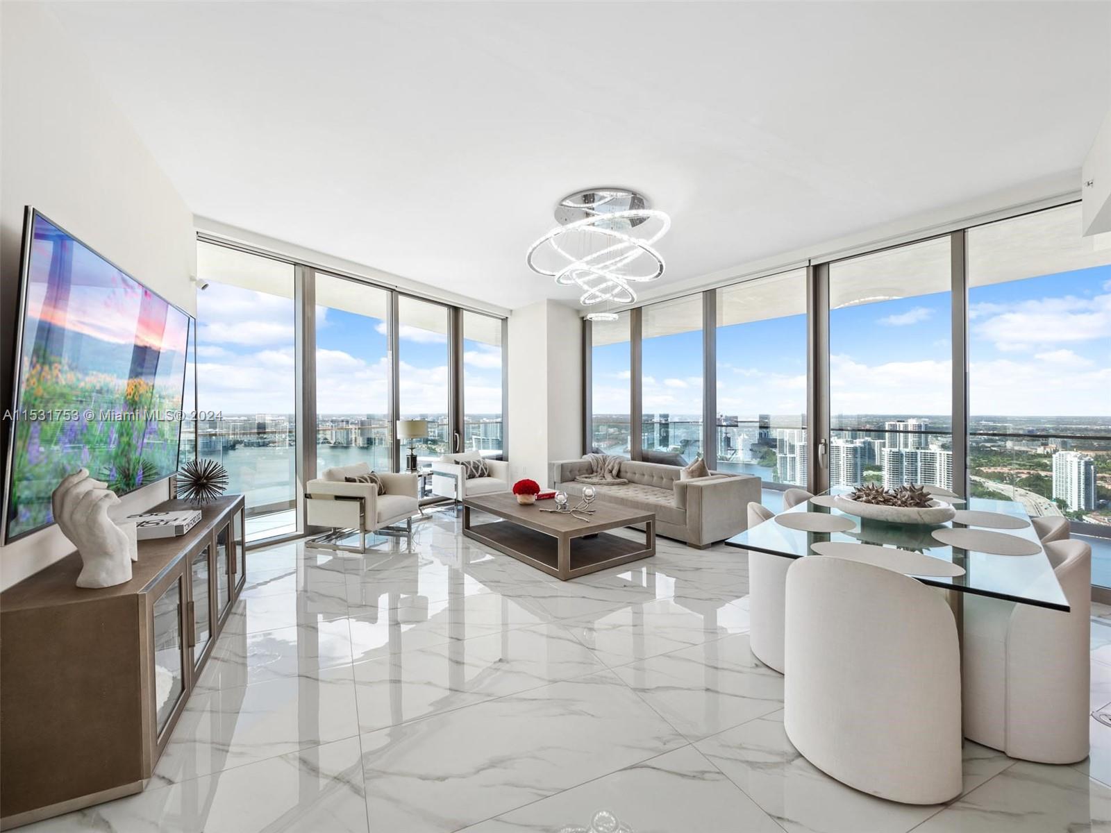 Stunning beachfront gem in Sunny Isles at the exclusive Residences by Armani Casa.  This 2 bedroom, 