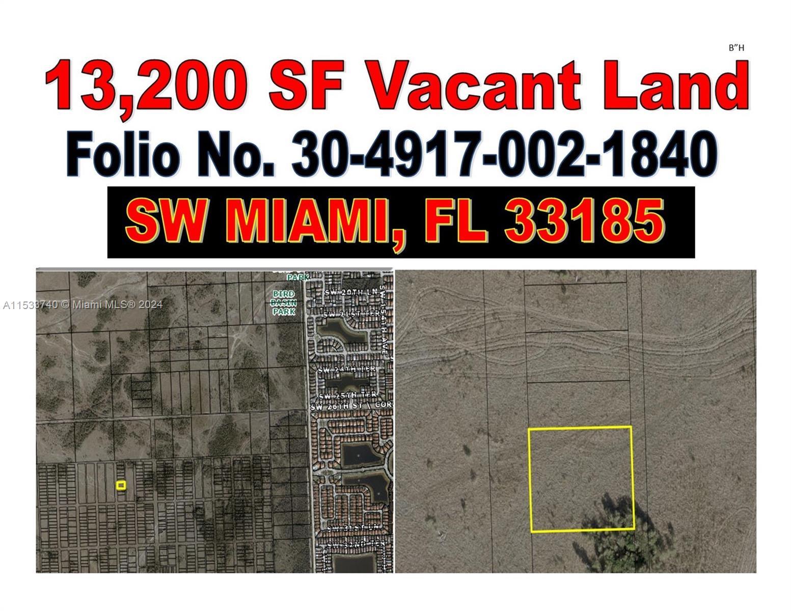 Photo of Vacant Land S Of SW 157 Ave Miami in Miami, FL