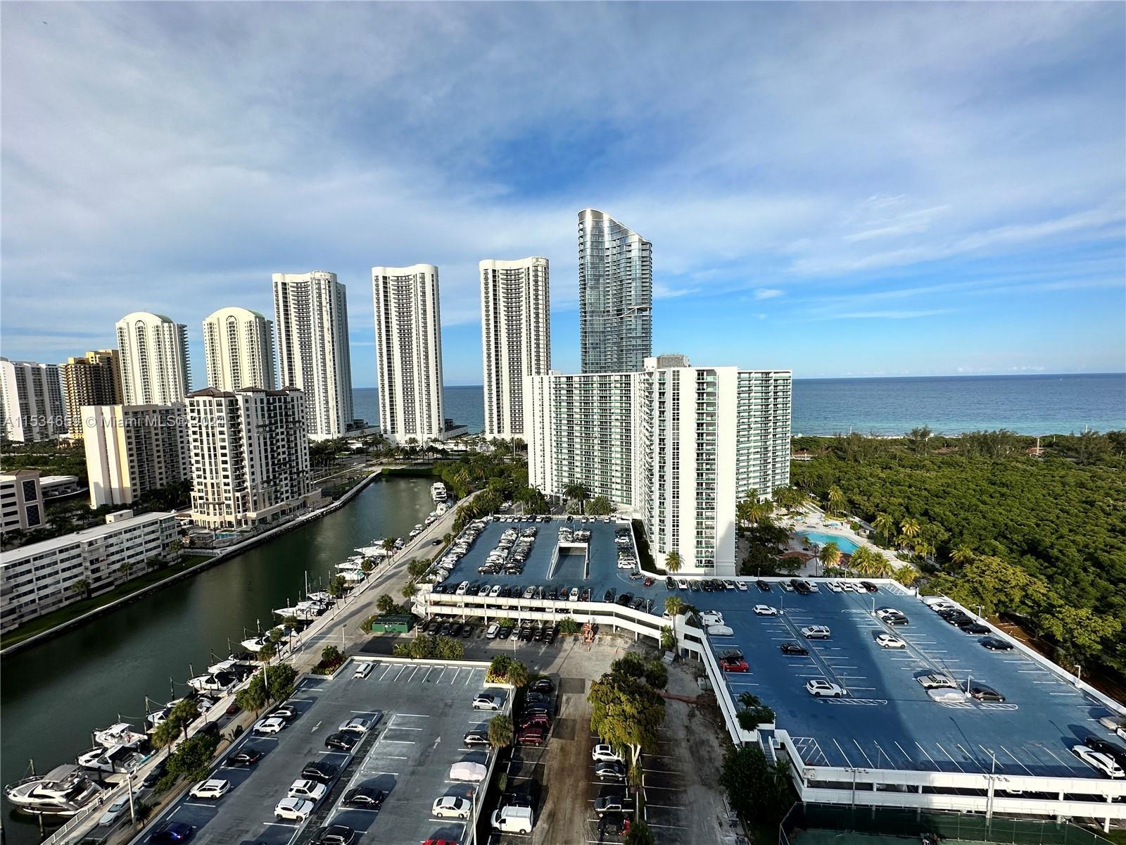 ONE OF THE BEST CORNER UNITS IN SUNNY ISLES BEACH! DIRECT 270 DEGREE VIEWS OF OCEAN, INTRACOASTAL, S
