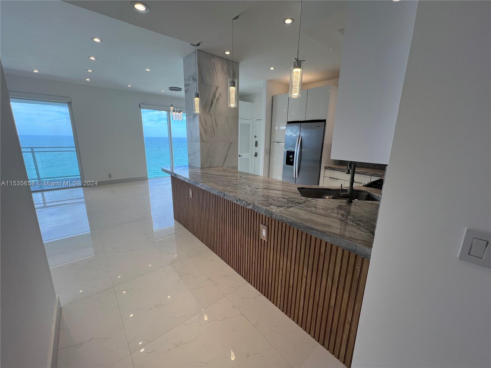 Completely remodeled Penthouse with unobstructed direct Ocean views. Prime location, close to Aventu