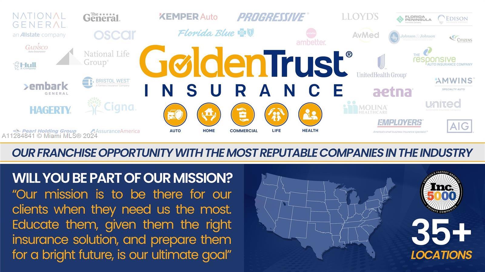 Insurance Franchise, Miami, FL, 33184
