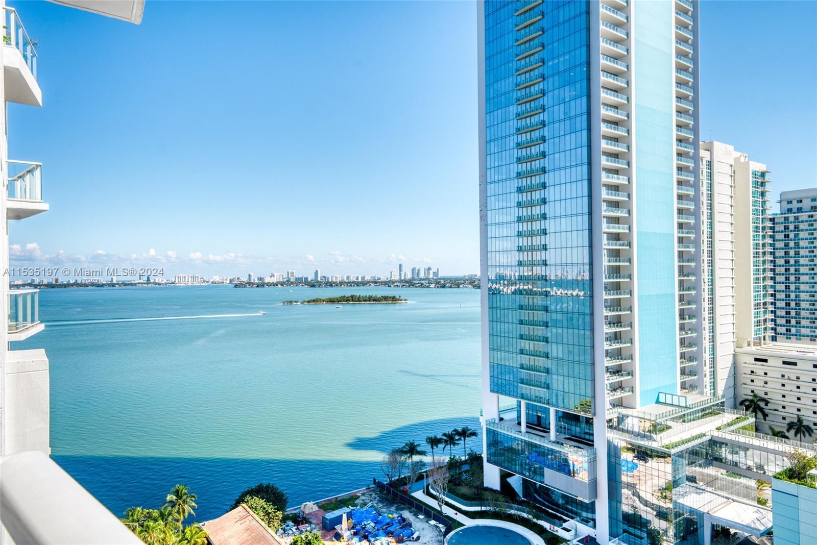 Fabulous unit in the Crimson with an amazing terrace facing an extraordinary direct city view and wa