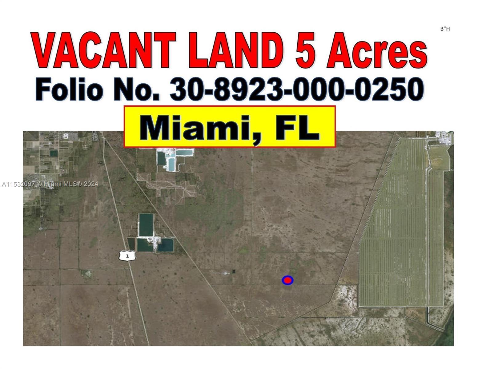 Photo of 5 Acres Vacant Land Located In Homestead in Miami, FL
