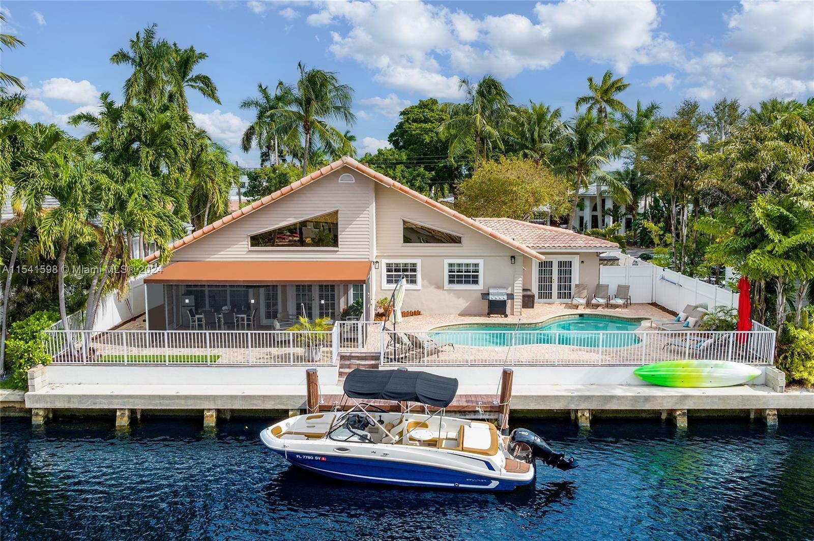 Welcome home to this spectacular waterfront home featuring 3 Bedrooms, 2 full bathrooms plus an offi