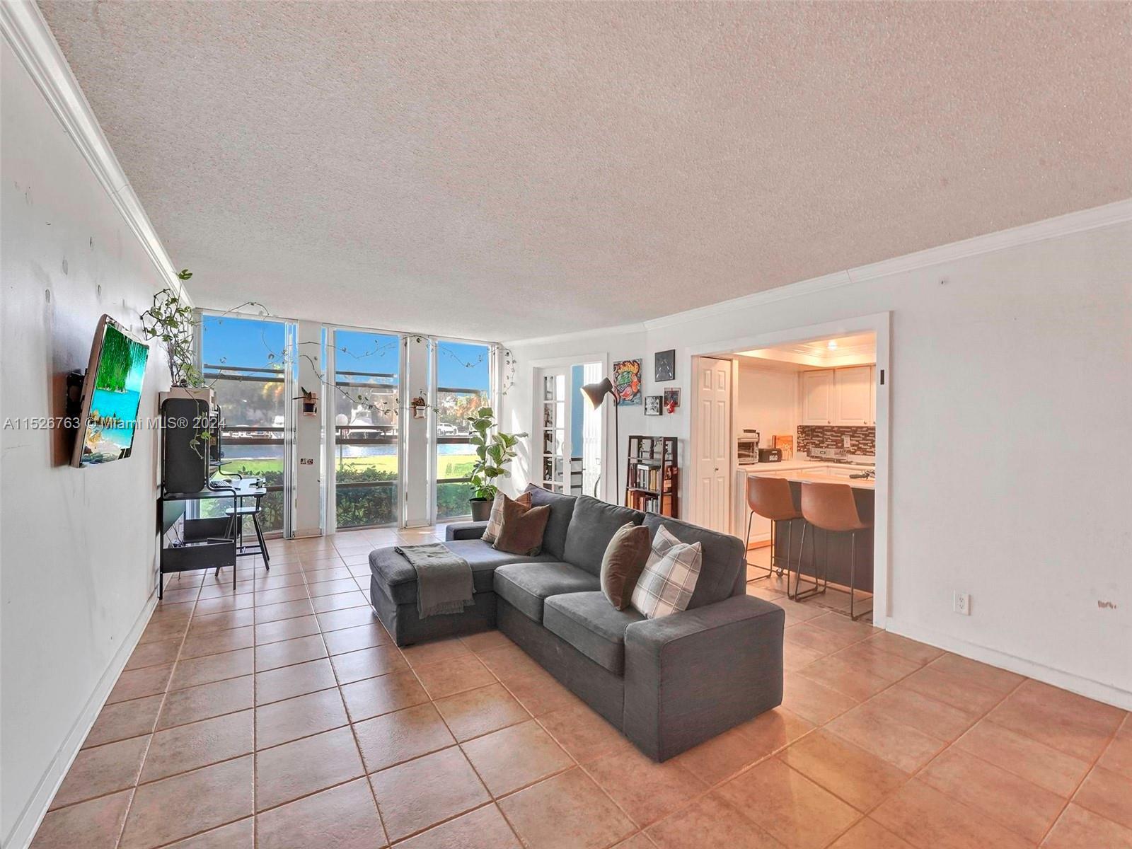Experience waterfront living in this 3-bedroom, 2-bathroom apartment boasting panoramic bay views. S