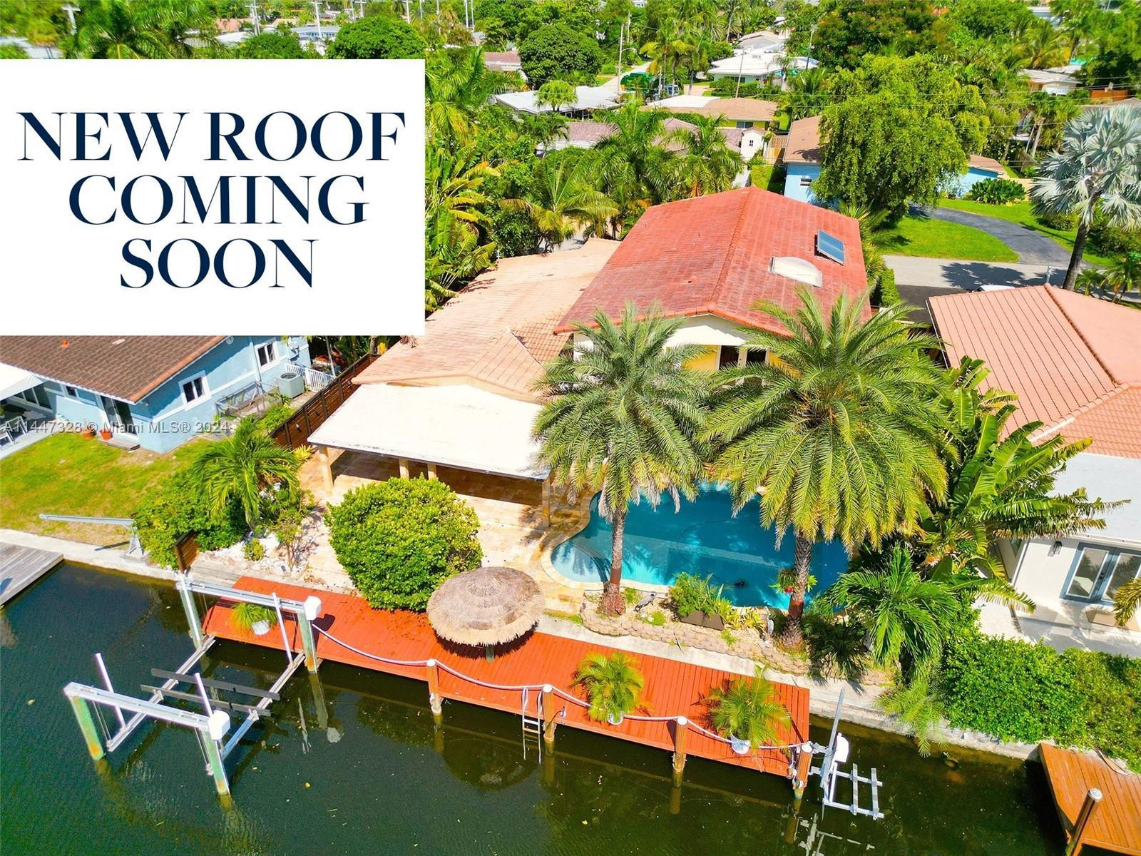 Forever Sunsets! Bring your boat to this one of a kind East Wilton Manors waterfront home that has b