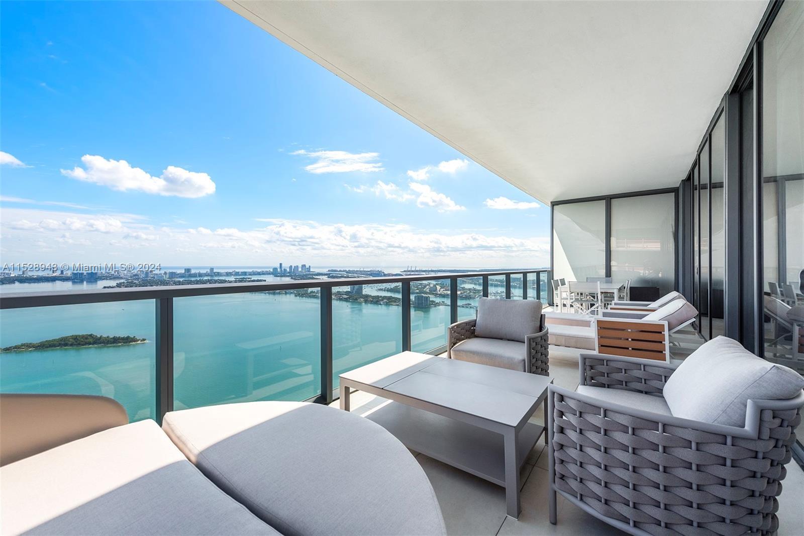 Exquisite waterfront residence at Elysee ideally situated along Biscayne Bay in the Edgewater Miami 