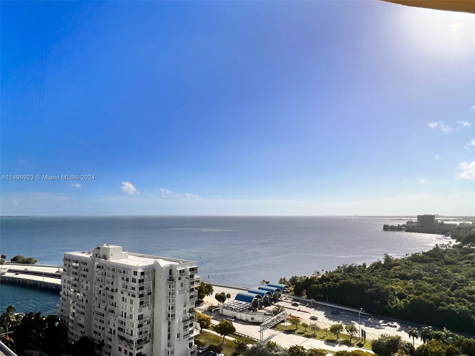 Amazing direct bay views from this rarely available 2Bd / 2 Bthrm SE corner unit with 9' ceilings in