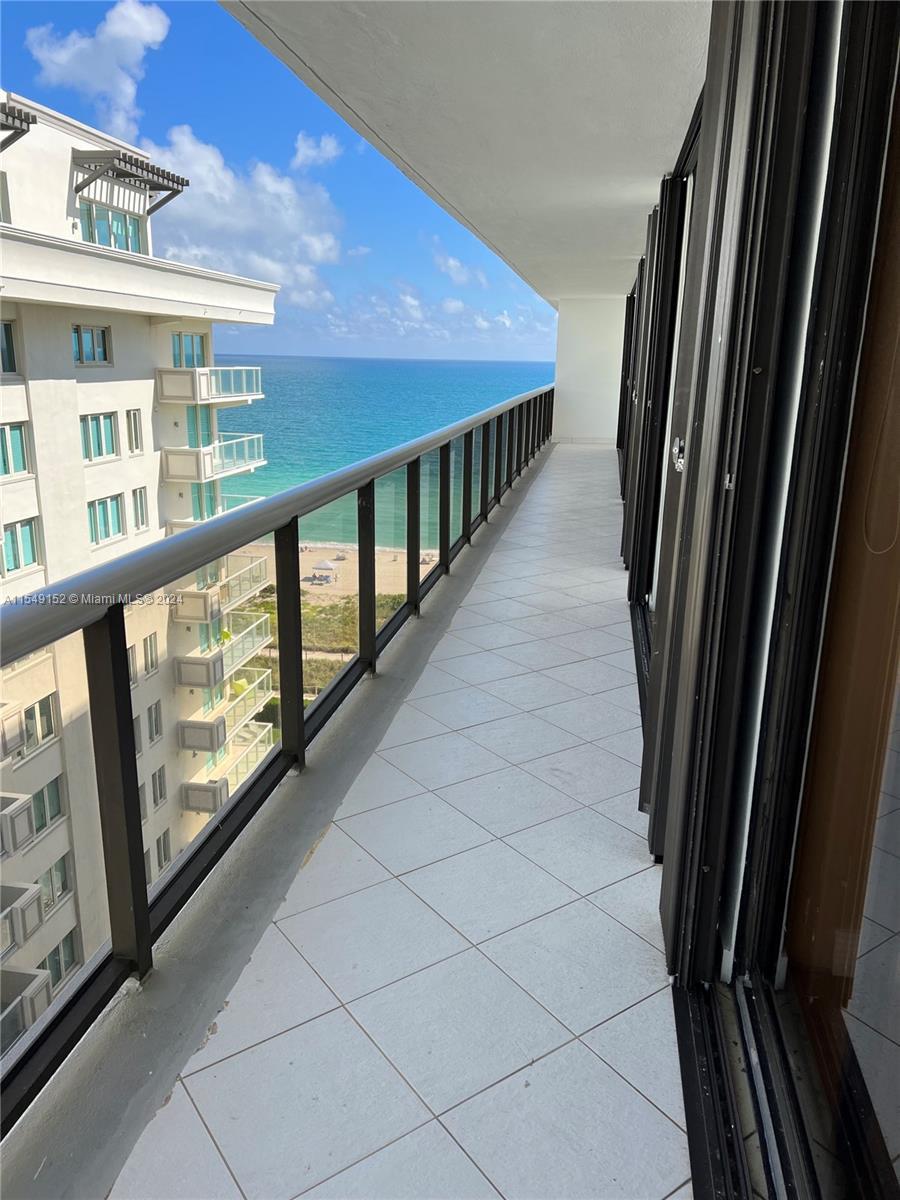 Rare opportunity to own a double-unit in the heart of Surfside. Located in the Waves Condominium, a 