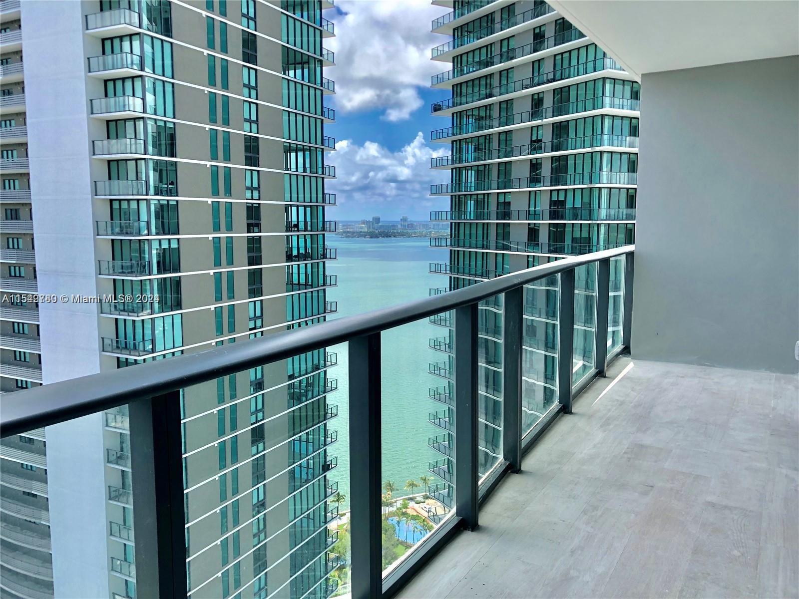 Enjoy exquisite views from your balcony at the 30th floor. Unit is finished with clear wood charm lo