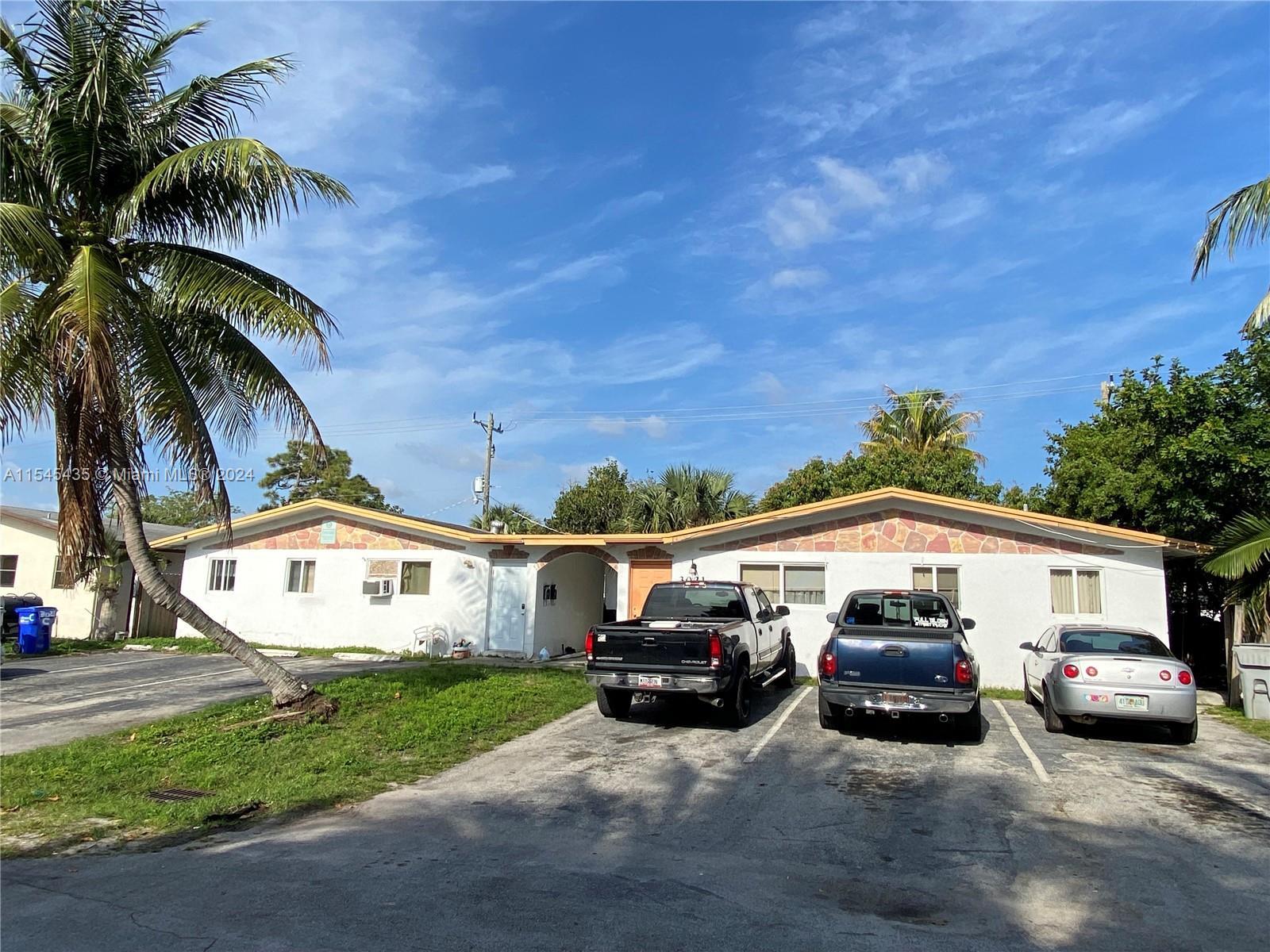 PRESENTING EXTREMELY WELL LOCATED VALUE ADD FOURPLEX in Pompano Beach, one of the fastest growing ci