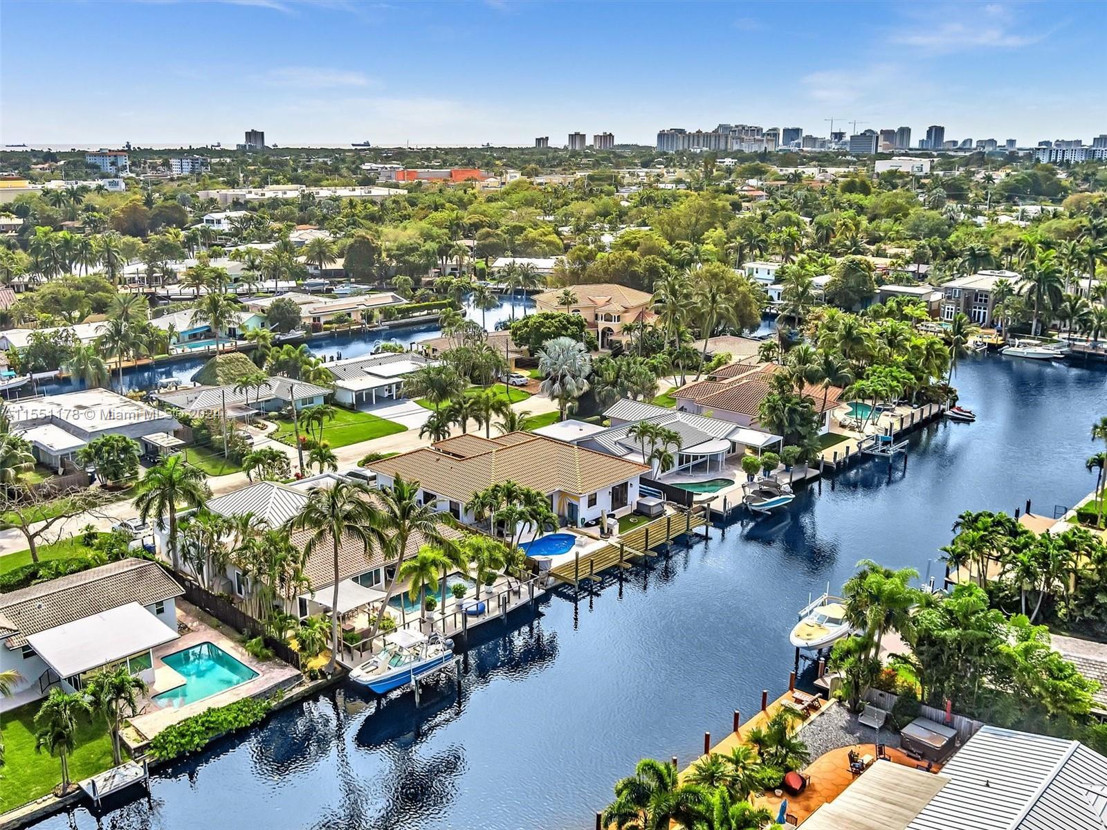 Discover a renovated oasis in Wilton Manors, nestled on a cul-de-sac with 70 ft of water frontage. T