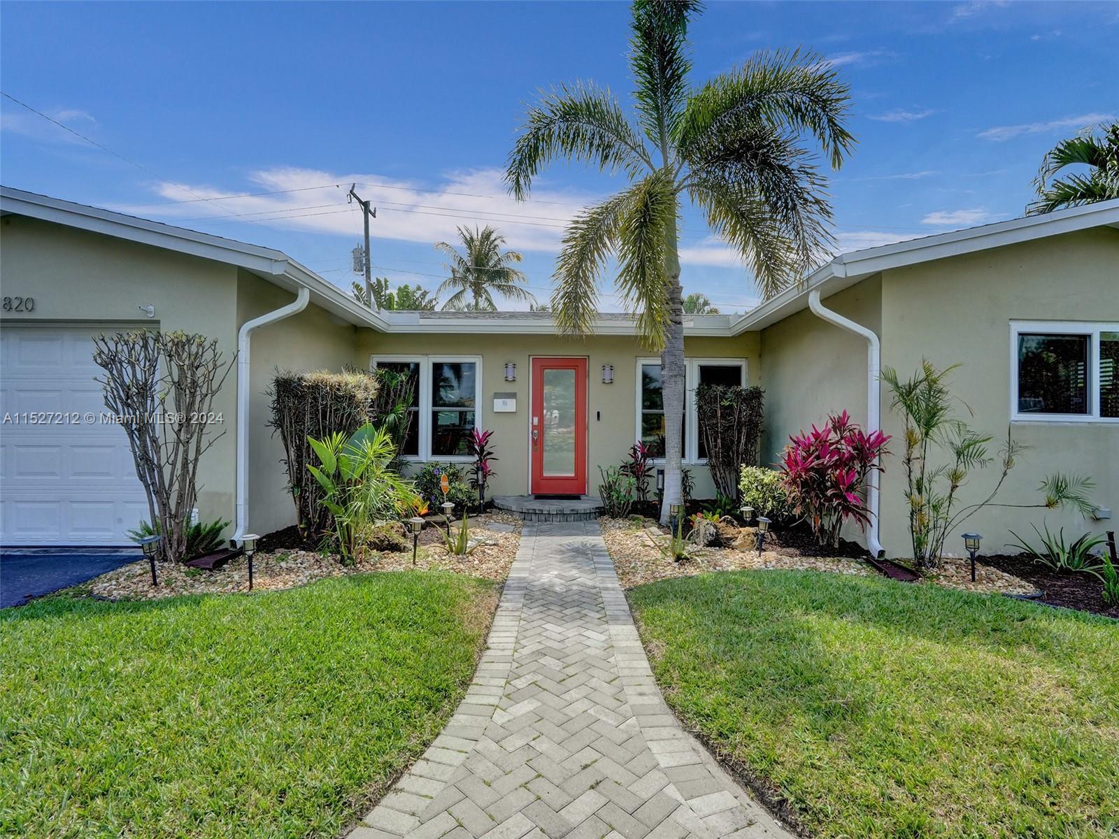 Serene retreat right in the heart of Fort Lauderdale’s HIGHLY desirable East Coral Ridge neighborhoo