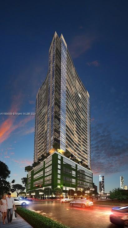 One of the newest luxury buildings in the Arts and Entertainment District with stunning views of the