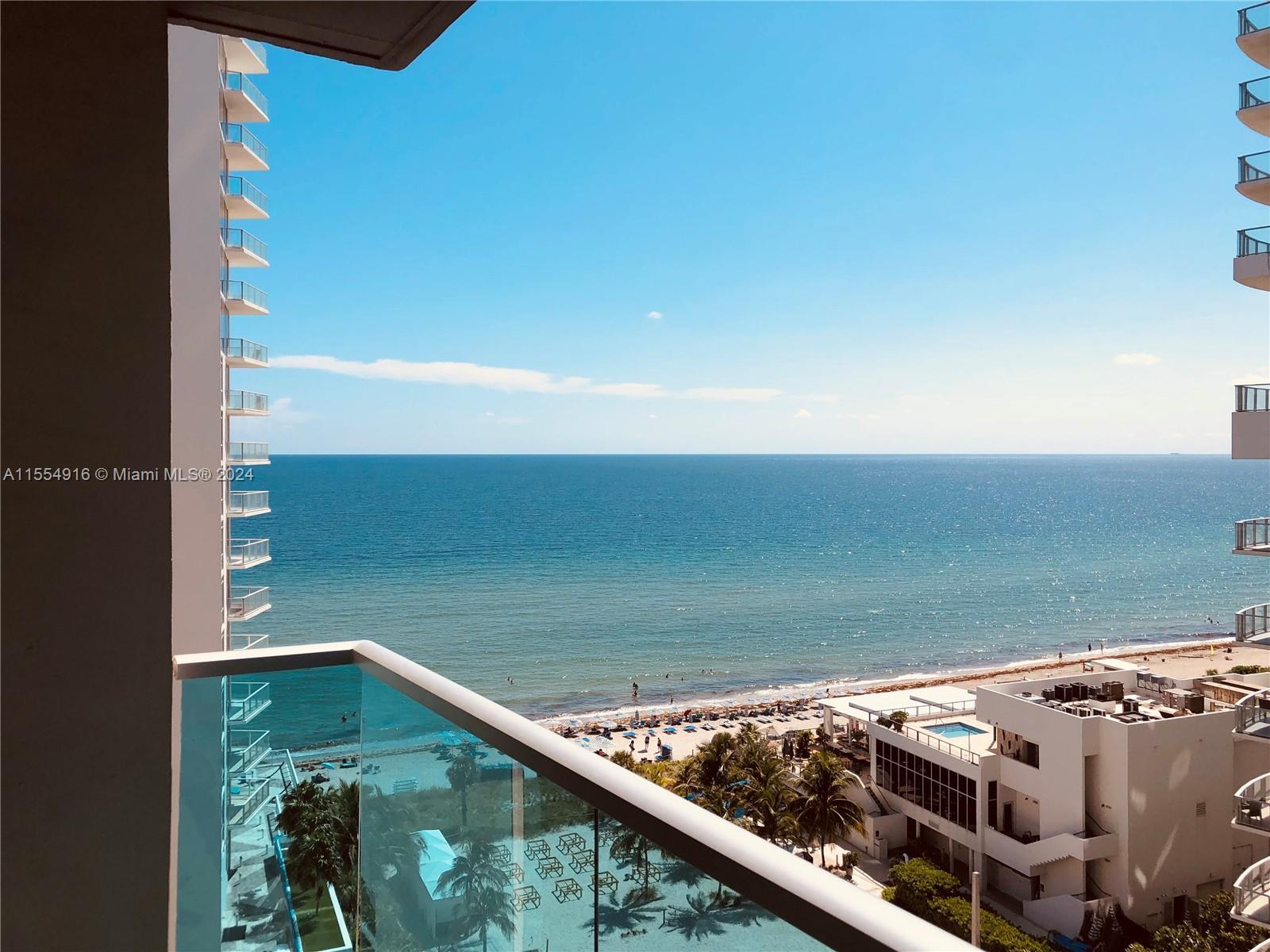 Great location and a great investment! Large 1 bedroom 1,5 bathroom oceanfront unit with balcony in 