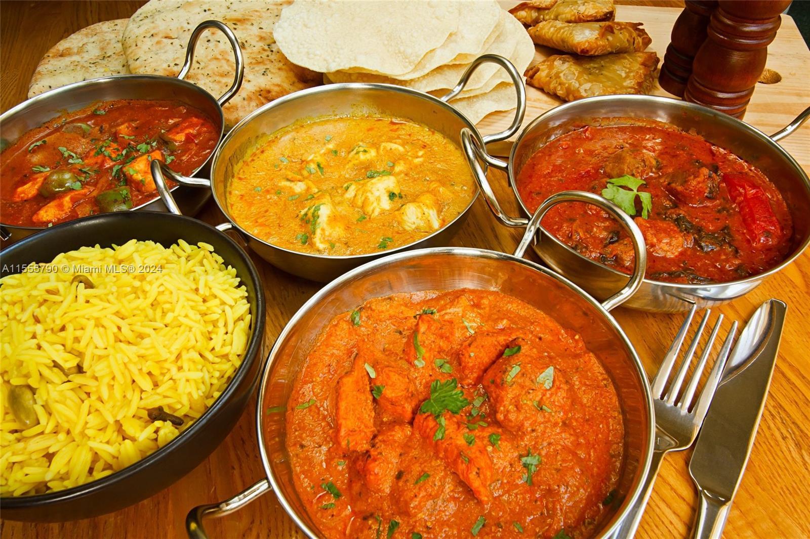 Busy and profitable Indian restaurant for Sale. Located in a busy shopping center with a Publix anch