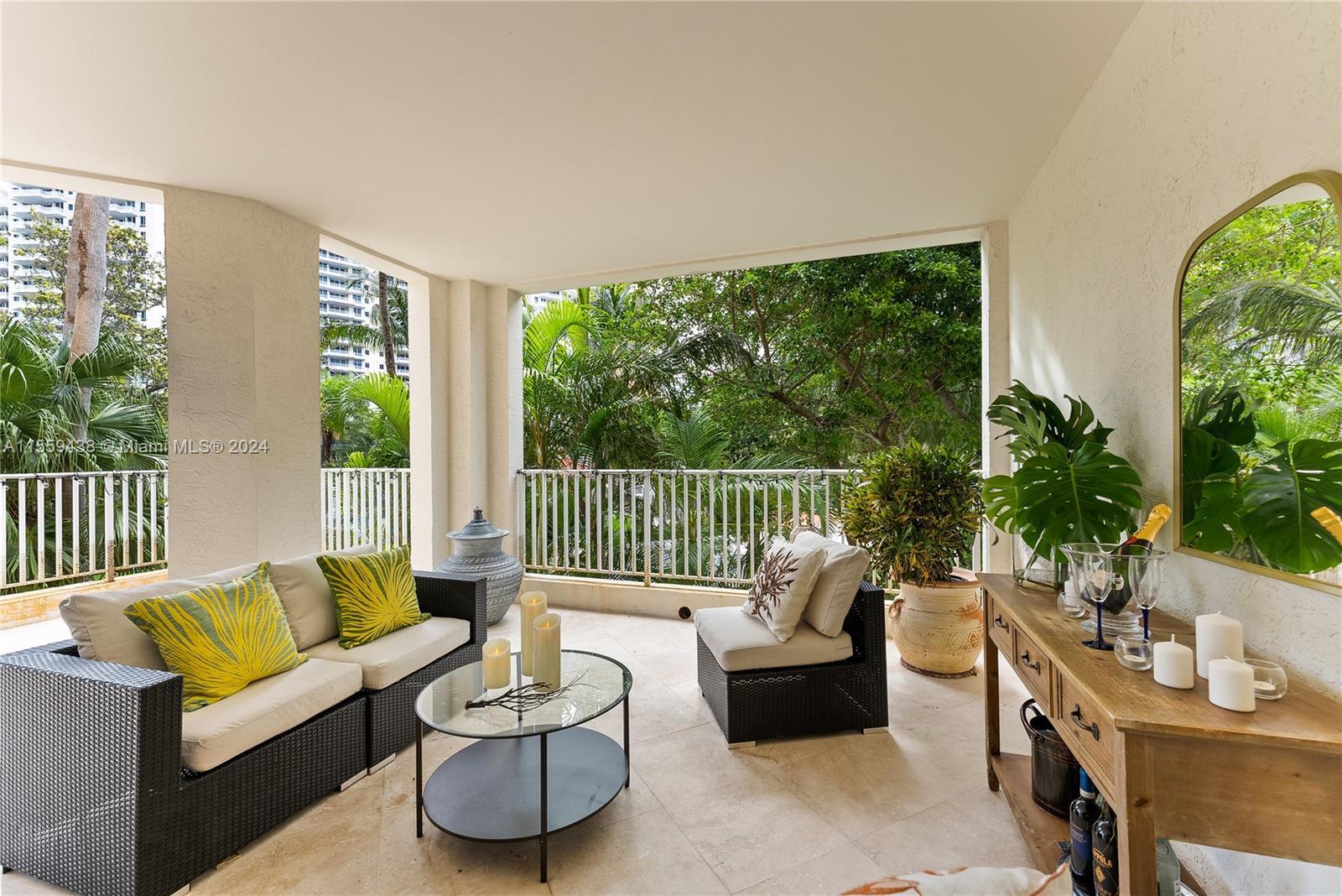 2 Bedroom 2 Bath meticulously renovated apartment at The Ocean Club in Key Biscayne. 
Sophisticated