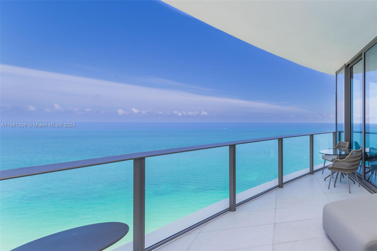One of a kind Oceanfront Corner Residence with Two Primary Suites, Two Water-Facing Terraces, Water 