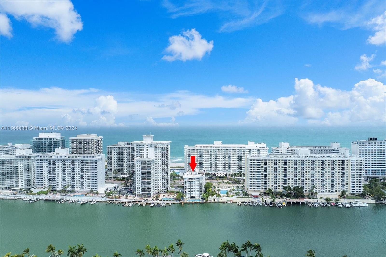 MAGNIFICENT INTRACOASTAL AND OCEAN VIEWS FROM CORNER UNIT ON MILLIONAIRE'S ROW IN INDIAN CREEK. OCEA