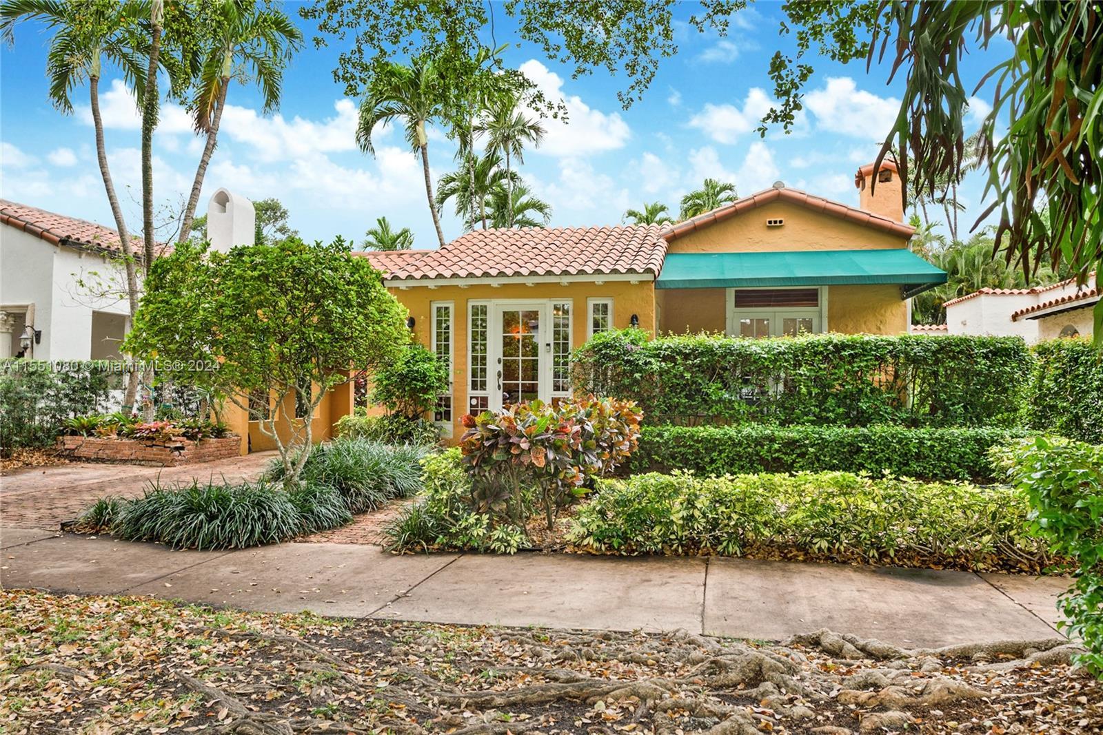South Coral Gables, just off of S. Alhambra Cir. this old Spanish home epitomizes timeless charm. Lo