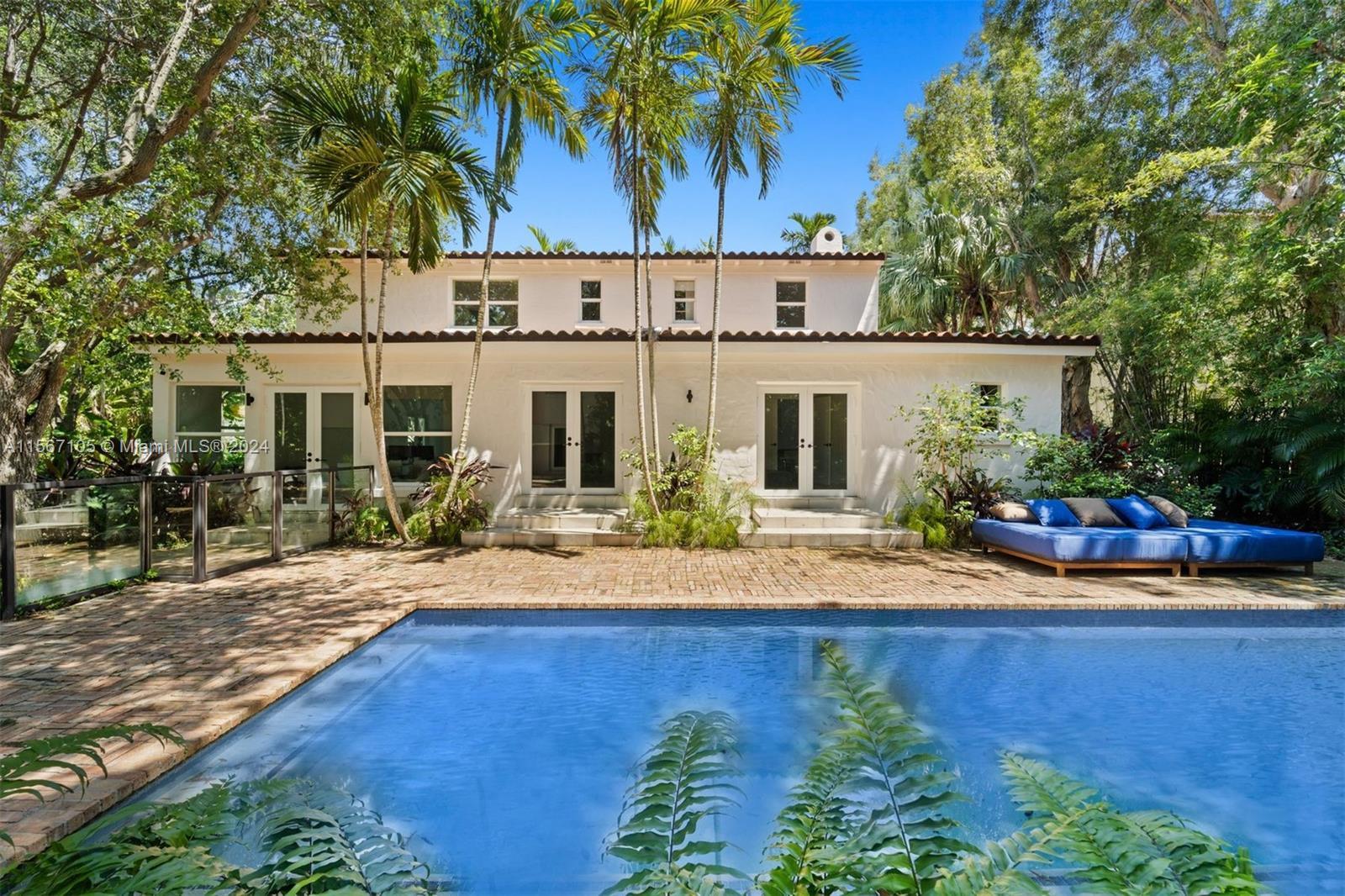 Hard to find! Classic elegance masterpiece. Meticulously restored. Nestled in Miami Beach's elite La