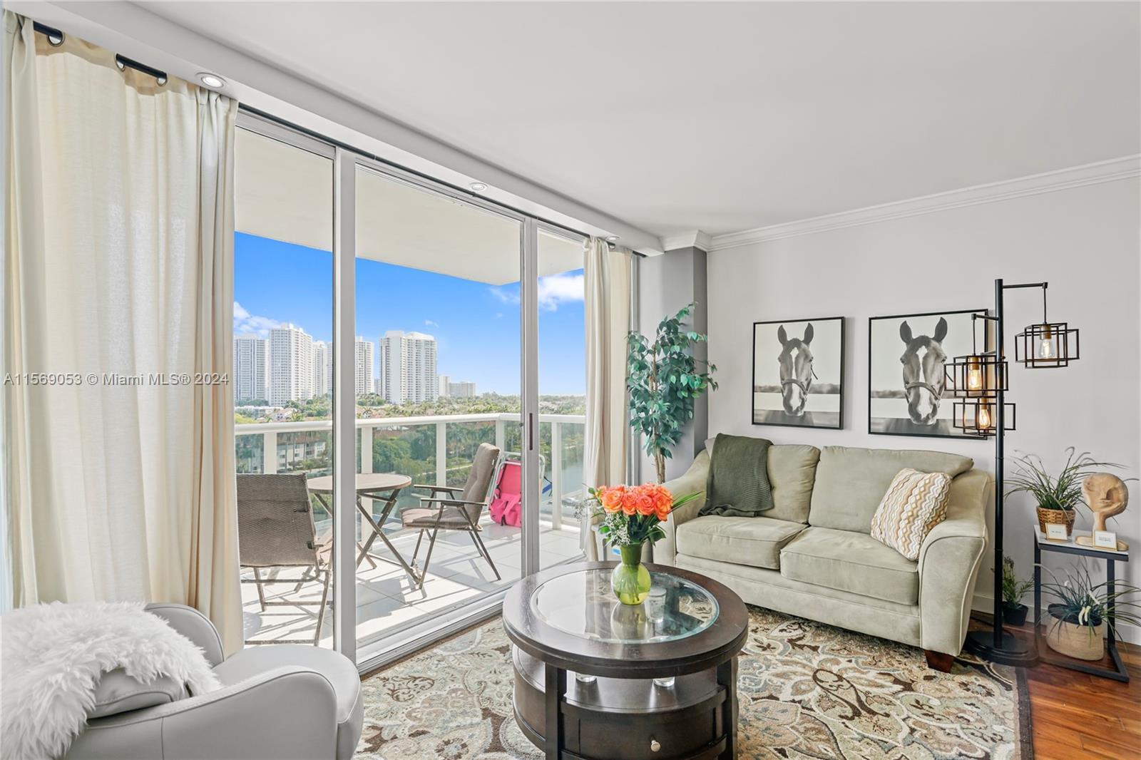 Beautiful & renovated two bedroom condo located along Country Club Dr in the heart of Aventura & nex