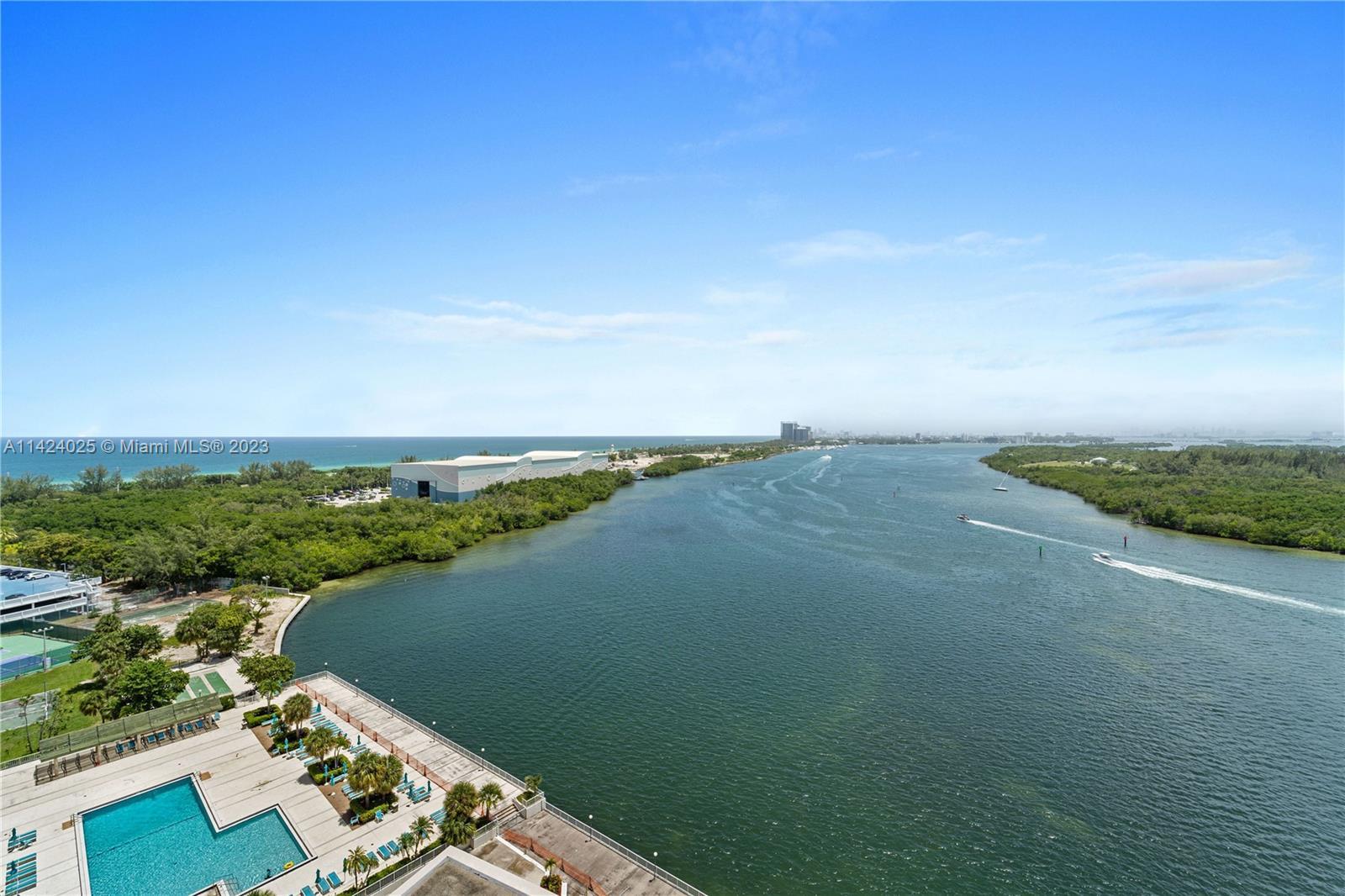 Enjoy spectacular, panoramic ocean and intracoastal views from this sought after 2/2 CORNER unit!  S