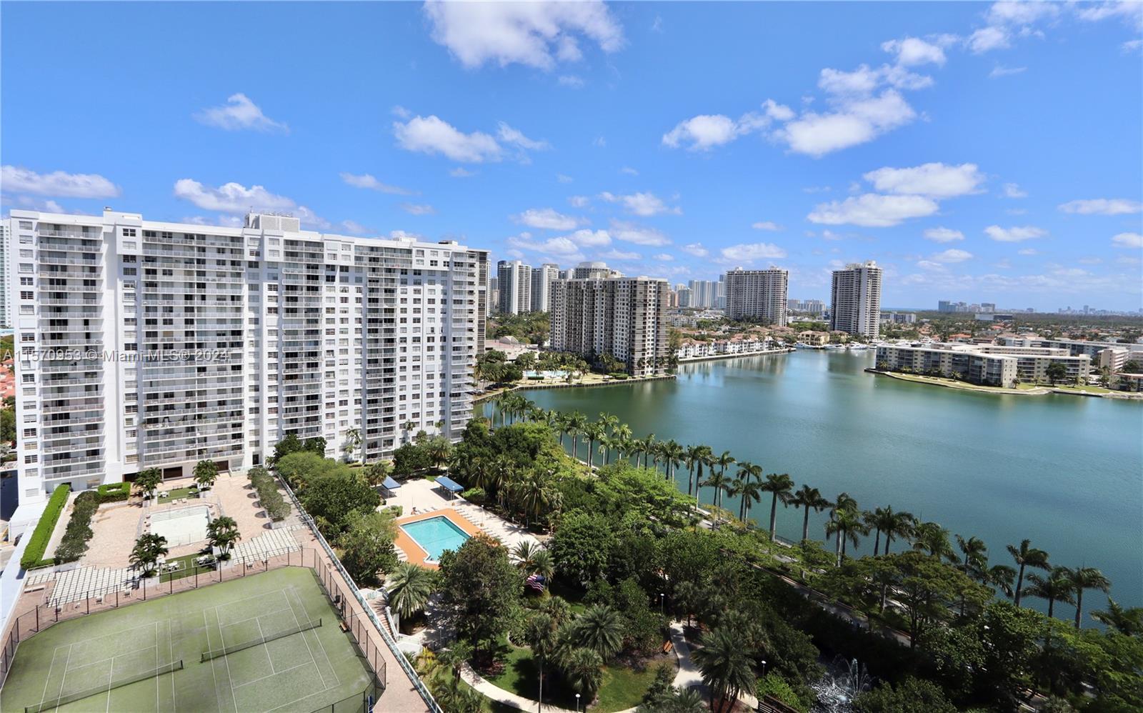 TWO (2) BEDROOM,  TWO (2) BATHS CONDOMINIUM WITH 1,466 SQUARE FT. IN AVENTURA, FLORIDA, BOASTS BREAT