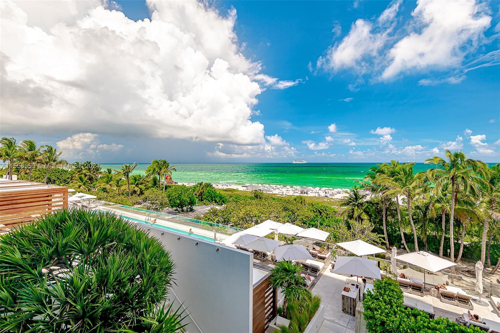 Directly on the Beach - Ocean facing eastern most residence line of The Roney Palace.  Two oversized
