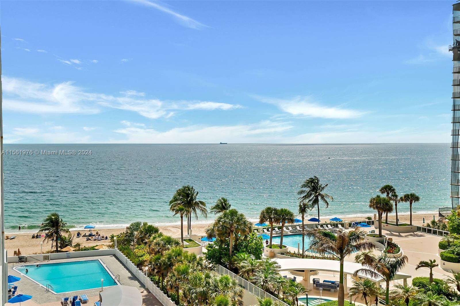 Impeccably appointed one bedroom condo on the Ocean! Enjoy ocean and city views from the open balcon
