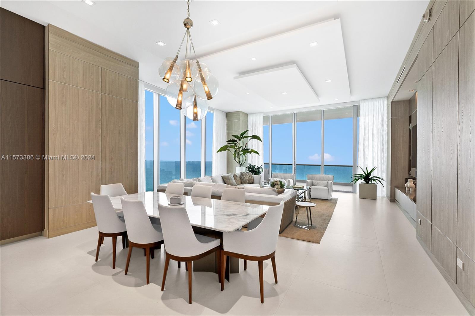 Breathtaking High Floor Residence that was finished and furnished by a renowned design firm with no 