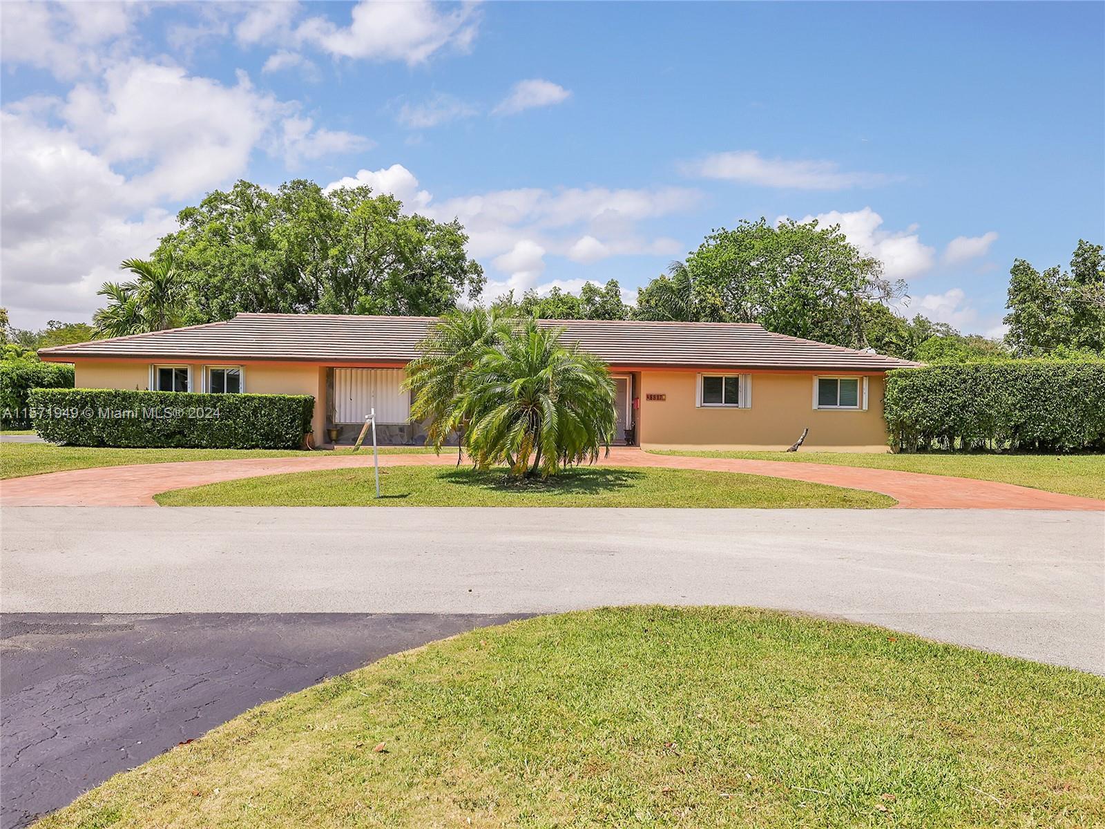 This single-family home in Palmetto Bay will soon be on the market. Situated in a very quiet and pea