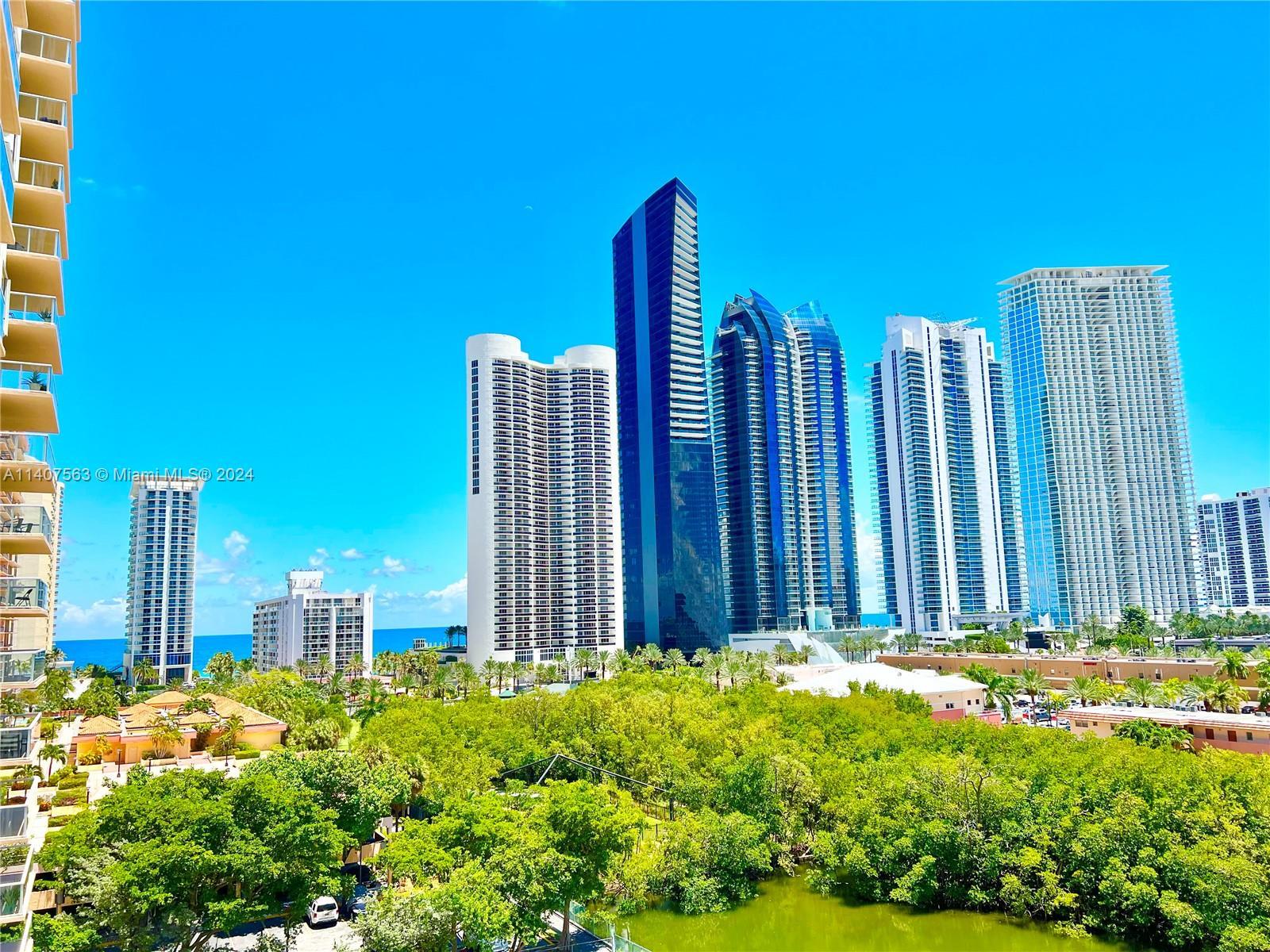 Ocean and Sunny Isles views from this 2/2, 1507 sq ft in Winston Towers 300. Bright, clean. Walking 