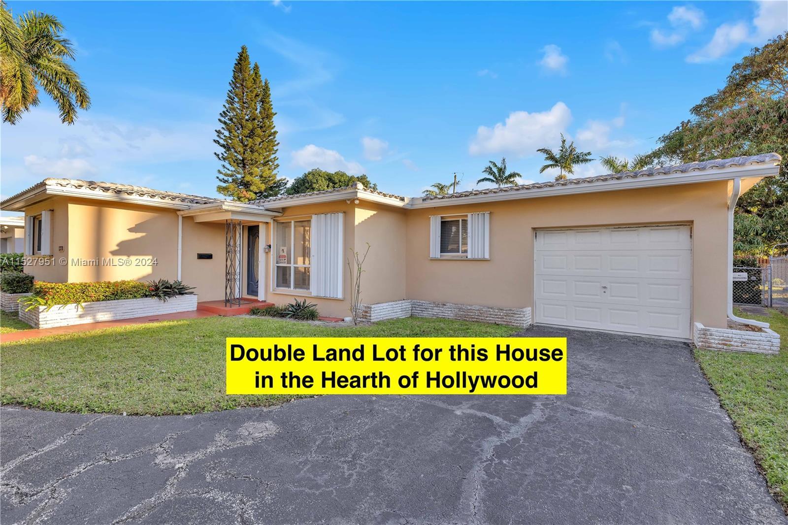 8,060 Sqft lot. !!!!!! Centrally located, this Hollywood residence offers convenient access to  near