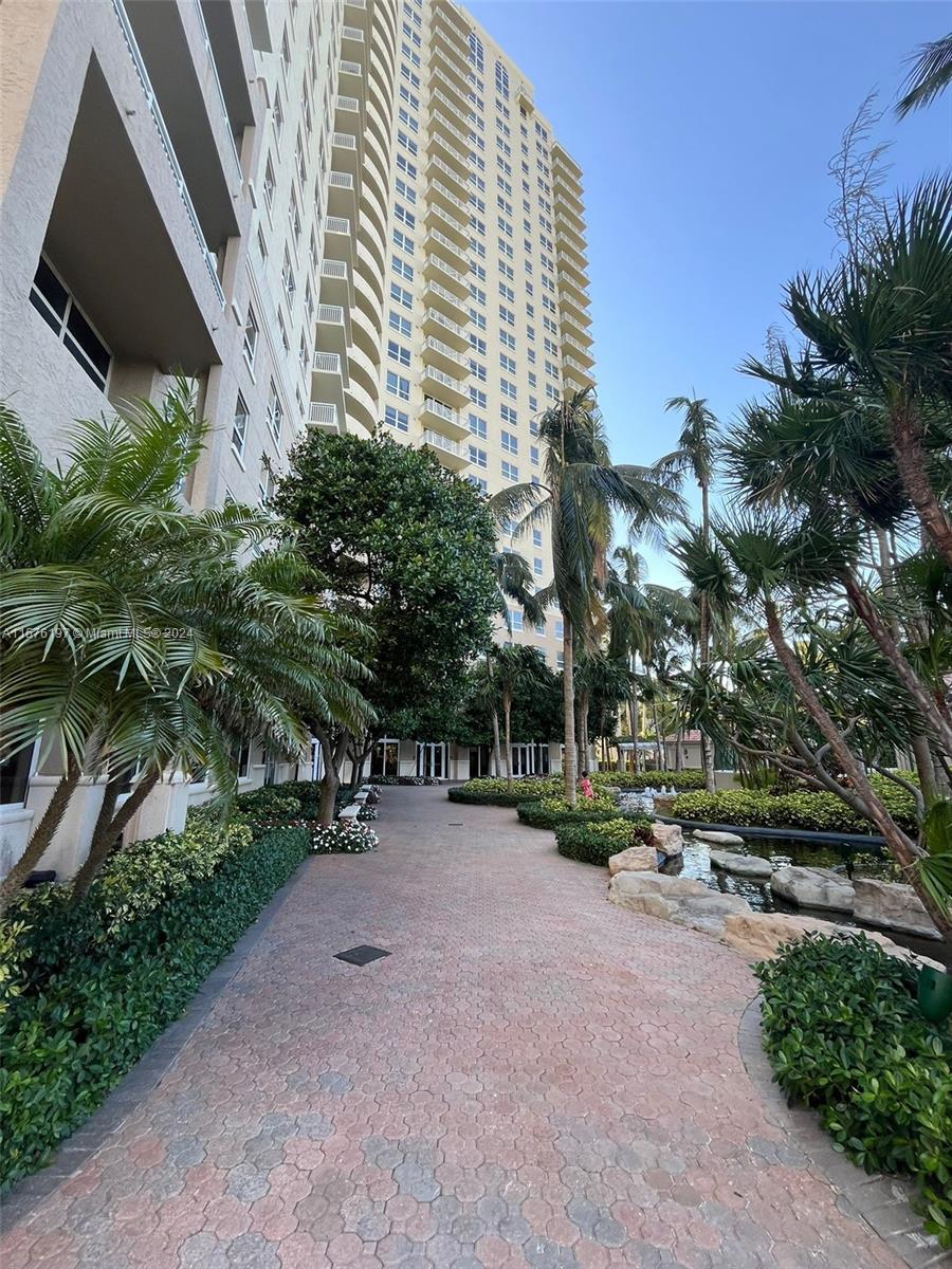 This spacious two-bedroom apartment in Aventura, Florida, offers modern living in a prime location. 