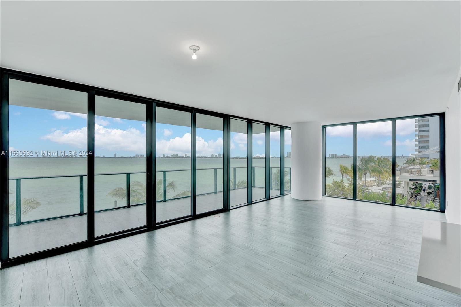 This 3 bdrm 3.5 bath corner unit condo has a multi-million dollar, unobstructed view of the Biscayne