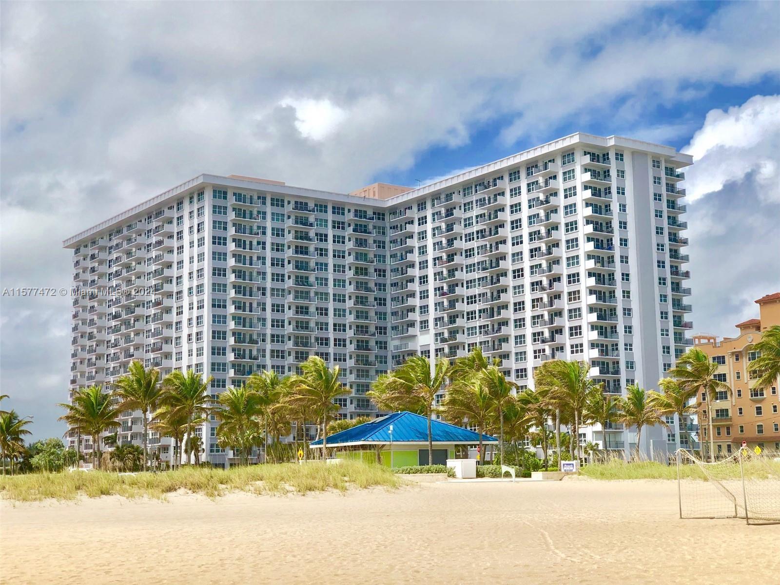 Renovated unit with ocean and intracoastal view. New kitchen cabinets and appliances. All tile unit 