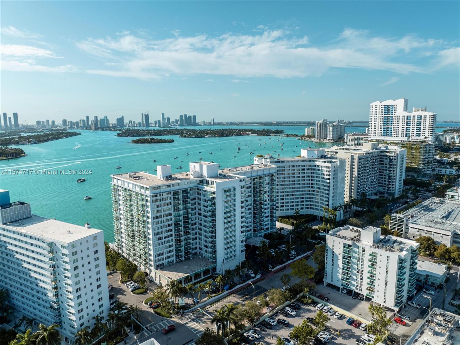 Discover this light flooded 1b/1b in the desirable Mirador South Tower on West Avenue, Miami Beach. 