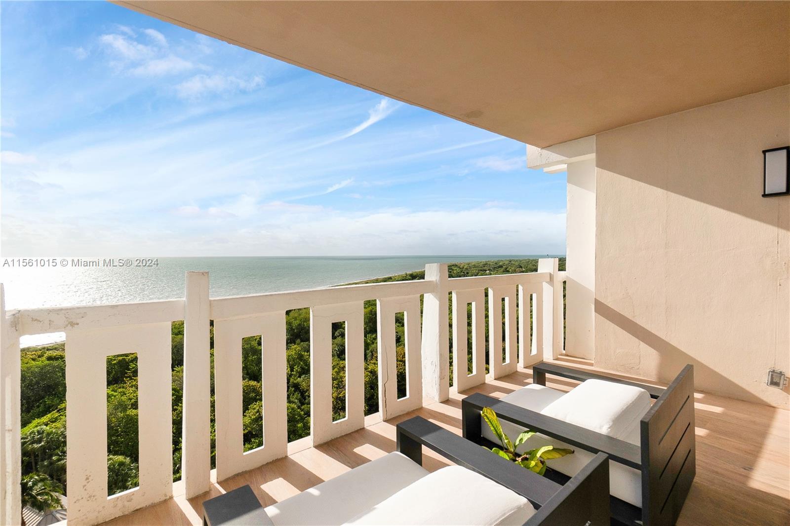 Stunning Ocean & State Park Views from this tastefully remodeled 07-line corner penthouse unit at th